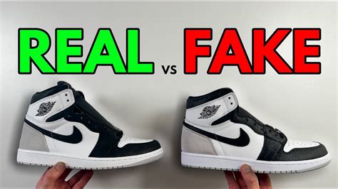 fake vs real nike air trainer one|nike air jordan 1s vs real.